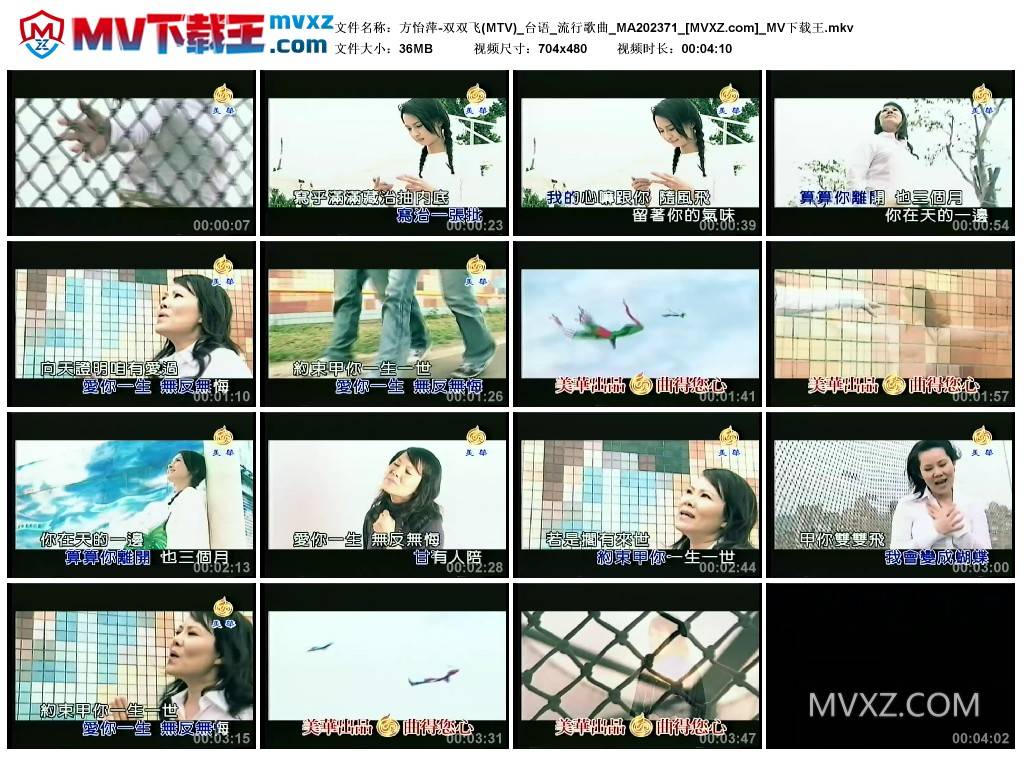 方怡萍-双双飞(MTV)_台语_流行歌曲_MA202371